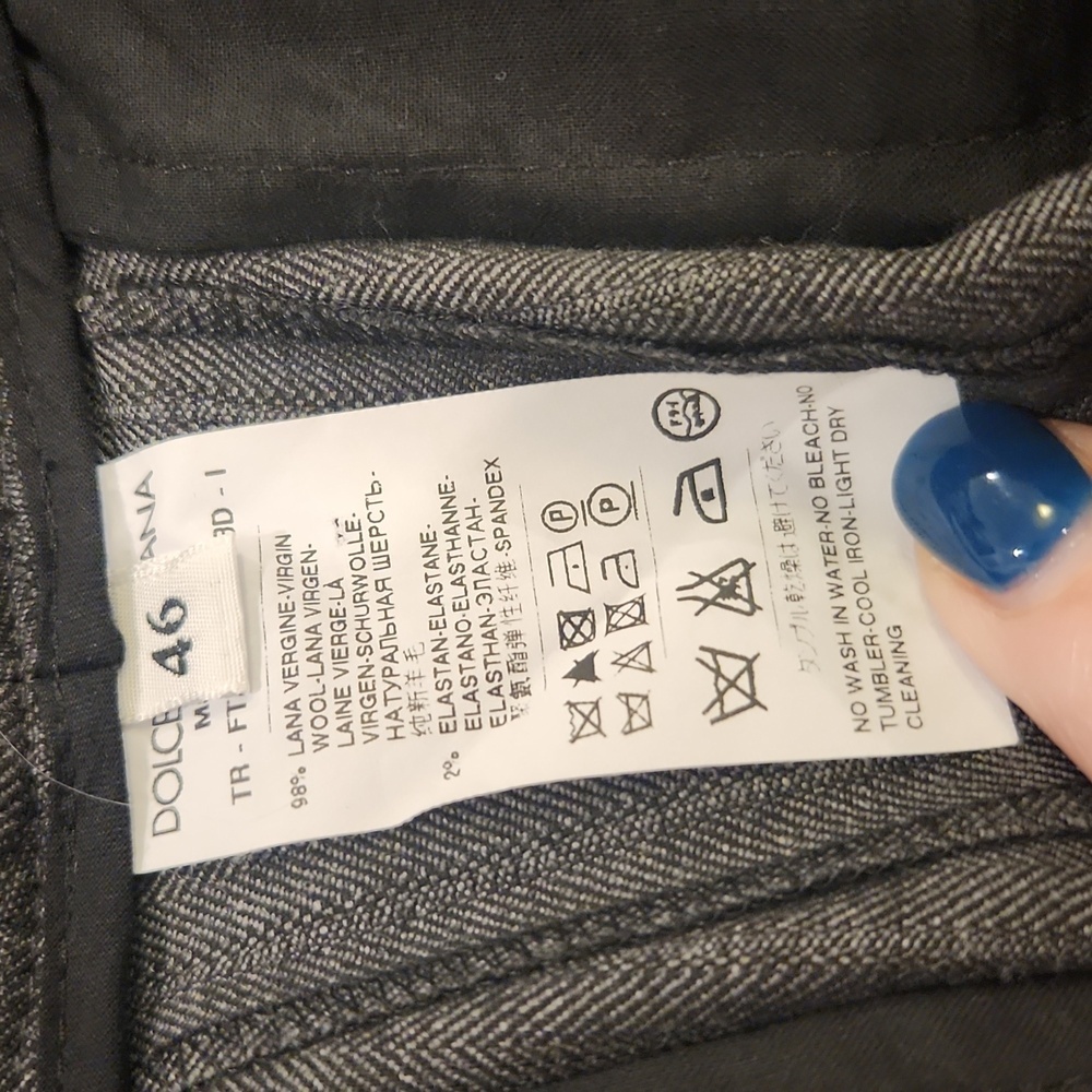 Dolce & Gabbana Gray Women's Pants Size 46 - Picture 5 of 12